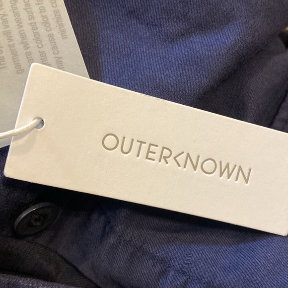 NWT OUTERKNOWN Navy Linen S.E.A Long Sleeve Jumpsuit, size X-Small - Picture 6 of 12